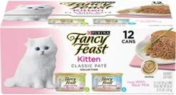 Purina Fancy Feast Grain Free Pate Wet Kitten Food Variety Pack, Kitten Classic Pate Collection, 4 Flavors - (24) 3 Oz. Boxes -Pet Products Shop 51eRw24mbnL. AC