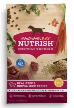 Rachael Ray Nutrish Real Beef And Brown Rice Recipe Flavor Dry Dog Food (Pack Of 4)
