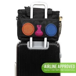 Kundu Cat & Dog Travel Bag - Includes 2 Food Carriers, 2 Bowls & Place Mat - Airline Approved - Black,6 Piece Set,KDU-011 14 Kundu Cat & Dog Travel Bag - Includes 2 Food Carriers, 2 Bowls & Place Mat - Airline Approved - Black,6 Piece Set,KDU-011 -Pet Products Shop 51f8d1bVrZL