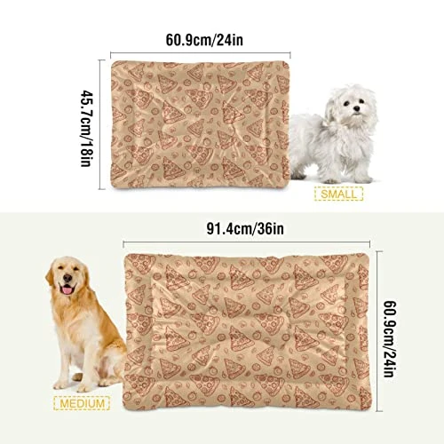 Food Pizza Dog Bed Cat Bed Soft Comfortable Pet Bed Non-Slip Calming Kennel Pad For Small Medium Large Dogs Cats 2116503 4 Food Pizza Dog Bed Cat Bed Soft Comfortable Pet Bed Non-Slip Calming Kennel Pad For Small Medium Large Dogs Cats 2116503 - Image 2