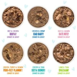 Weruva B.F.F. OMG - Best Feline Friend Oh My Gravy!, Variety Pack, Potluck O' Pouches, Wet Cat Food, 2.8Oz Pouches (Pack Of 12) 9 Weruva B.F.F. OMG - Best Feline Friend Oh My Gravy!, Variety Pack, Potluck O' Pouches, Wet Cat Food, 2.8Oz Pouches (Pack Of 12) -Pet Products Shop 51fMTZ5dDBL