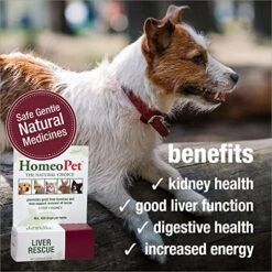 HomeoPet Liver Rescue, Natural Liver Support For Pets, 15 Milliliters
