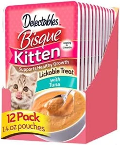 Hartz Delectables Bisque Tuna & Salmon Lickable Wet Cat Treats, 12 Count -Pet Products Shop 51fyssUwe1L. AC