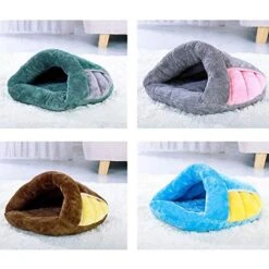 Hynsin Pet Cat Dog House Kennel Plush Cotton Puppy Cave Sleeping Bed Soft Mat Pad Warm Nest Winter Warm Cozy Bed For Pet Cat Dog Gray M 20 Hynsin Pet Cat Dog House Kennel Plush Cotton Puppy Cave Sleeping Bed Soft Mat Pad Warm Nest Winter Warm Cozy Bed For Pet Cat Dog Gray M -Pet Products Shop 51g0S5bn78L