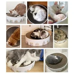 Yliping Cat Scratching Plate Claws Corrugated Paper Cat Litter Wear Cat Claw Board Cat Supplies Cat Toys (Size : B(L)) -Pet Products Shop 51gKjvTJppL