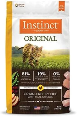 Instinct Original Grain Free Recipe With Real Chicken Natural Dry Cat Food, 5 Lb. Bag -Pet Products Shop 51gWACAiGL. AC