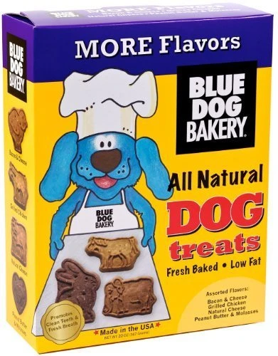 Blue Dog Bakery Natural Low Fat Dog Treats (Pack Of 2) 3 Blue Dog Bakery Natural Low Fat Dog Treats (Pack Of 2)