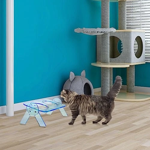 Cat Bowls Elevated For Indoor Cats, Aesthetic Adjustable Raised Cat Bowl With Stand For Kitten, Adult Cats, Senior Cats 7 Cat Bowls Elevated For Indoor Cats, Aesthetic Adjustable Raised Cat Bowl With Stand For Kitten, Adult Cats, Senior Cats - Image 5