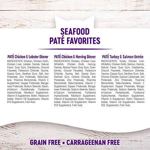 Wellness Complete Health Seafood Pate Favorites Variety Pack, 3 Ounces (Pack Of 24) 7 Wellness Complete Health Seafood Pate Favorites Variety Pack, 3 Ounces (Pack Of 24) - Image 5