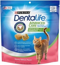 Purina DentaLife Made In USA Facilities Cat Dental Treats, Tasty Chicken Flavor - 19 Oz. Pouch -Pet Products Shop 51j10kEpffL. AC
