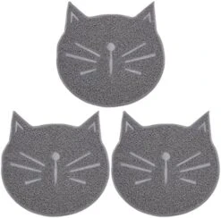 Mipcase Portable Litter Box 2pcs Door Mat Mat, Bathroom, Pads And Debris Mesh, Rubbing Rabbits Cat, Mesh Proof Feeding Catcher Dog Pad Inches Cats Anti-slip Non-slip Cages, Easy Large Cat Litter Mat -Pet Products Shop 51j4L8qJ9dL. AC