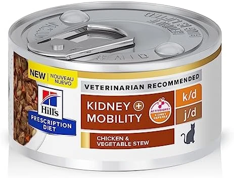 Hill's Prescription Diet K/d + J/d Kidney + Mobility Chicken Flavor Dry Cat Food, Veterinary Diet, 6.4 Lb. Bag 5 Hill's Prescription Diet K/d + J/d Kidney + Mobility Chicken Flavor Dry Cat Food, Veterinary Diet, 6.4 Lb. Bag - Image 3