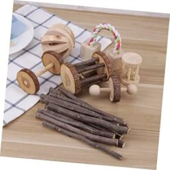 Balacoo 1set Teeth Cleaning Sticks In Wooden Cat Pets Dogs Snacks Stick -Pet Products Shop 51lLaTz0s2L