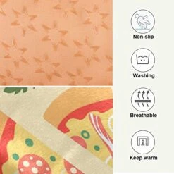 Food Pizza Dog Bed Cat Bed Soft Comfortable Pet Bed Non-Slip Calming Kennel Pad For Small Medium Large Dogs Cats 2116505 -Pet Products Shop 51lMH5rkNQL