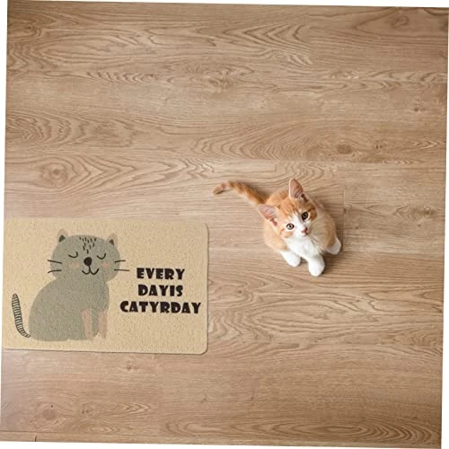 Ipetboom Outdoor Seating Cushions 1pc Pet Cat Litter Mat Outdoor Seat Cushion Cat Matts For Litter Pet Cushion Dog Food Carpet PVC Grey Outdoor+mat 7 Ipetboom Outdoor Seating Cushions 1pc Pet Cat Litter Mat Outdoor Seat Cushion Cat Matts For Litter Pet Cushion Dog Food Carpet PVC Grey Outdoor+mat - Image 5