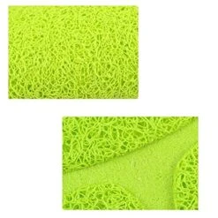 Pet Cat Litter Mat,MUEQU Waterproof Pet Box Mat Food Bowl Mat Cat Litter Trap Mat, Litter Trapper Mat,PVC, 30 X 40 Cm,Easy To Clean (Green) -Pet Products Shop 51mHT0COGZL