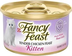 Purina Fancy Feast Grain Free Pate Wet Kitten Food Variety Pack, Kitten Classic Pate Collection, 4 Flavors - (24) 3 Oz. Boxes -Pet Products Shop 51miuOZHvVS. AC