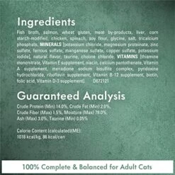 Purina Fancy Feast Wet Cat Food, Medleys Shredded Wild Salmon Fare With Spinach In A Savory Cat Food Broth - (24) 3 Oz. Cans -Pet Products Shop 51ofLmPXMsL