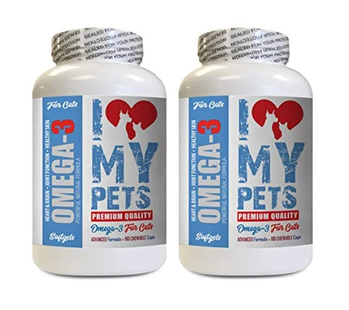 I LOVE MY PETS LLC Cat Omega 3 Fish Oil - Omega 3 Fatty ACIDS For Cats - Best Health Option - Premium - Cat Fish Oil - 360 Softgels (2 Bottles) 3 I LOVE MY PETS LLC Cat Omega 3 Fish Oil - Omega 3 Fatty ACIDS For Cats - Best Health Option - Premium - Cat Fish Oil - 360 Softgels (2 Bottles)