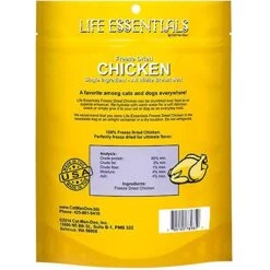 LIFE ESSENTIALS BY CAT-MAN-DOO All Natural Freeze Dried Chicken For Dogs & Cats - No Fillers, Preservatives, Or Additives - Grain Free Tasty Treat - 5 Oz Bag - Made In USA 13 LIFE ESSENTIALS BY CAT-MAN-DOO All Natural Freeze Dried Chicken For Dogs & Cats - No Fillers, Preservatives, Or Additives - Grain Free Tasty Treat - 5 Oz Bag - Made In USA -Pet Products Shop 51pa0QswhnL