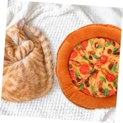 MARMERDO Cat Nest Indoor Cat House Cat Mat For Food Large Outdoor Cat House Plush Pizza Pet Mattress Thermal Dog Bed Cat House Bed Cat Hideaway Kitten Bed Cat Sleeping Mat Cloth The Dog -Pet Products Shop 51q2LHAUMDL