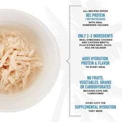 Tiki Cat Born Carnivore Complements Variety Pack, Chicken Blends, Wet, High-Protein & High-Moisture Cat Food Topper, 2.1 Oz. Cups (Pack Of 10) -Pet Products Shop 51q4QP0viUL