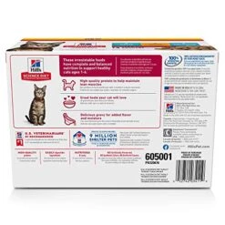 Hill's Science Diet Adult Wet Cat Food Pouches, Variety Pack, 12-Pack -Pet Products Shop 51qFptPsMbL