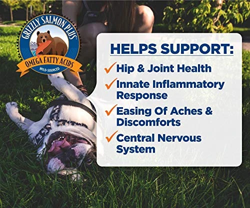 Grizzly Wild Alaskan Salmon Oil Dog Food Supplement Omega 3 Fatty Acids, 16 Oz 6 Grizzly Wild Alaskan Salmon Oil Dog Food Supplement Omega 3 Fatty Acids, 16 Oz - Image 4
