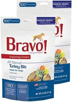 Bravo! Dog Treats Turkey Bits Training Treats - No Added Preservatives - 2.5 Oz 2 Pack -Pet Products Shop 51r7Tlmqi3L. AC