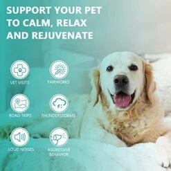 Max Potency Hemp Oil For Dogs & Cats - Help Anxiety Stress Pain Inflammation Arthritis Aggressive Relax Sleep Allergies Seizures Relief - Treats Chews Joint & Hip - Organic Pet Calming Drops - Non-GMO -Pet Products Shop 51rFGYinBGL