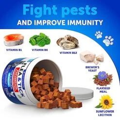 Flea And Tick Prevention For Cats Chewables - Made In USA - Natural Flea And Tick Supplement For Cats - Oral Flea Pills For Cats - Pest Defense - All Breeds And Ages 13 Flea And Tick Prevention For Cats Chewables - Made In USA - Natural Flea And Tick Supplement For Cats - Oral Flea Pills For Cats - Pest Defense - All Breeds And Ages -Pet Products Shop 51rMeFqdZ1L