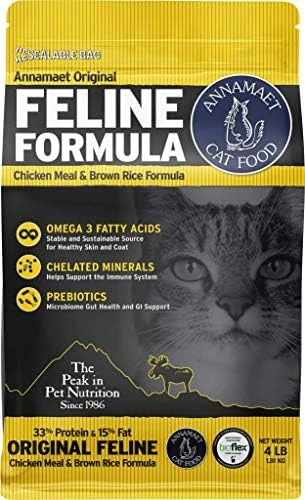 Annamaet Original Feline Formula Dry Cat Food, (Chicken & Brown Rice), 4-lb Bag 9 Annamaet Original Feline Formula Dry Cat Food, (Chicken & Brown Rice), 4-lb Bag - Image 7