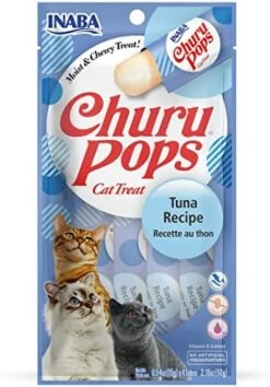 INABA Churu Pops Moist And Chewy Cat Treat Tuna With Chicken Recipe 24 Tubes -Pet Products Shop 51t6xqvIhL. AC