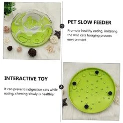 POPETPOP Cat Anti Choking Toy Doll Playsets Chew Toys Puppy Puzzle Small Puppy Toys Cat Puzzle Bowl Interactive Cat Food Bowl Cat Training Plaything Pet Cat Slow Feeding Toy Cat Maze Feeder -Pet Products Shop 51uYt9NJeoL