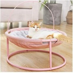 YangYan Pet Hammock Cats Beds Indoor Cat House Mat For Warm Small Dogs Bed Kitten Lounger Cute Removable Sleeping Mats Products (Color : Mat Apricot) -Pet Products Shop 51ubmc8E7zL. AC 1
