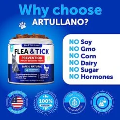 Flea And Tick Prevention For Cats Chewables - Made In USA - Natural Flea And Tick Supplement For Cats - Oral Flea Pills For Cats - Pest Defense - All Breeds And Ages 14 Flea And Tick Prevention For Cats Chewables - Made In USA - Natural Flea And Tick Supplement For Cats - Oral Flea Pills For Cats - Pest Defense - All Breeds And Ages -Pet Products Shop 51uvKBMIDxL