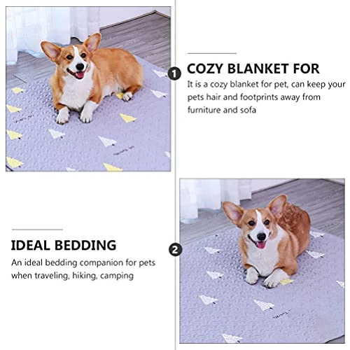 TEHAUX Puppy Dog Cat Sleep Blanket Mat, Cat Litter Mat Dog Food Mat, Cat Mat Non- Sticky Cat Litter Blanket For Sleeping Cat Carpet Cat Sleeping Mat Pet Floor Mat, Cat Sleep Litter Mat 8 TEHAUX Puppy Dog Cat Sleep Blanket Mat, Cat Litter Mat Dog Food Mat, Cat Mat Non- Sticky Cat Litter Blanket For Sleeping Cat Carpet Cat Sleeping Mat Pet Floor Mat, Cat Sleep Litter Mat - Image 6