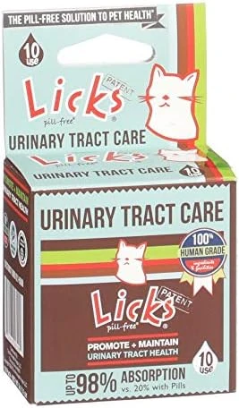 Licks Pill-Free Cat Urinary Tract Care - Cat UTI Care And Prevention Gel Packets - Urinary Tract Infection Supplement For Cats - Omega 3 Fish Oil And L-Lysine Supplement - Gel Packets - 10 Use 7 Licks Pill-Free Cat Urinary Tract Care - Cat UTI Care And Prevention Gel Packets - Urinary Tract Infection Supplement For Cats - Omega 3 Fish Oil And L-Lysine Supplement - Gel Packets - 10 Use - Image 5