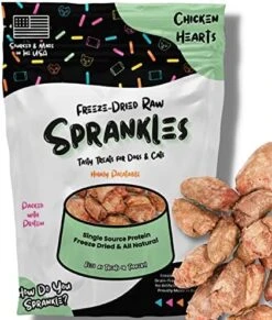 SPRANKLES Freeze Dried Chicken Liver Treats For Cats & Dogs - Single Ingredient All Natural Grain-Free, High Protein, Made In USA - Perfect For Training, Topper Or Snack (Chicken Liver, 6 Ounce) 29 SPRANKLES Freeze Dried Chicken Liver Treats For Cats & Dogs - Single Ingredient All Natural Grain-Free, High Protein, Made In USA - Perfect For Training, Topper Or Snack (Chicken Liver, 6 Ounce) -Pet Products Shop 51wPZi8x1ZL. AC