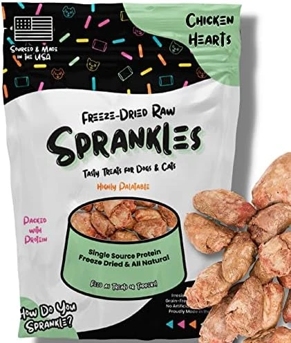 SPRANKLES Freeze Dried Chicken Liver Treats For Cats & Dogs - Single Ingredient All Natural Grain-Free, High Protein, Made In USA - Perfect For Training, Topper Or Snack (Chicken Liver, 6 Ounce) 15 SPRANKLES Freeze Dried Chicken Liver Treats For Cats & Dogs - Single Ingredient All Natural Grain-Free, High Protein, Made In USA - Perfect For Training, Topper Or Snack (Chicken Liver, 6 Ounce) - Image 13