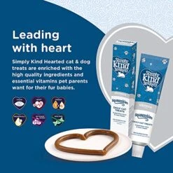 Simply Kind Hearted Squeezables Vibrance - Daily Lickable Cat Treats For Eyesight And Heart Function Support - 1 Tube (1.76 Oz), Multicolor (1022121) -Pet Products Shop 51wWfpFVkPL
