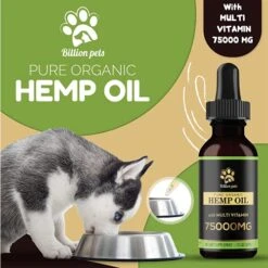 Billion Pets - Hemp Oil For Dogs And Cats - Hemp Oil Drops With Omega Fatty Acids - Hip And Joint Support And Skin Health -Pet Products Shop 51wg3S9DF0L