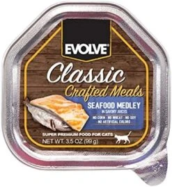 Evolve Classic Crafted Meals Salmon Recipe Cat Food (Pack Of 15) 15 Evolve Classic Crafted Meals Salmon Recipe Cat Food (Pack Of 15) -Pet Products Shop 51xSuoqp7bL. AC