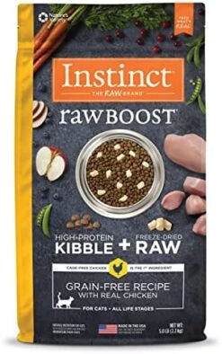 Instinct Raw Boost Grain Free Recipe With Real Salmon Natural Dry Cat Food By Nature's Variety, 4.5 Lb. Bag -Pet Products Shop 51xX yvp9nL. AC