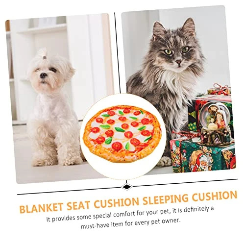 3 Pcs Mattress Mat Winter Machine Bed Bacon Comfortable Soft Round Orange Cozy For Warm Kennel Sleeping Cat Printing Pizza Portable Nest Pattern Puppy Plush Design Cute Pad 7 3 Pcs Mattress Mat Winter Machine Bed Bacon Comfortable Soft Round Orange Cozy For Warm Kennel Sleeping Cat Printing Pizza Portable Nest Pattern Puppy Plush Design Cute Pad - Image 5