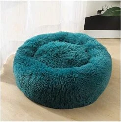 YangYan Soft Long Plush Cat Bed Round Plush Cat Bed House Round Pet Dog Bed For Small Dogs Cats Nest Winter Warm Sleeping Bed Puppy Mat (Color : A, Size : 40cm) -Pet Products Shop 51xwYXP8oPL. AC