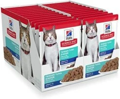 Hill's Science Diet Senior 7+ Wet Cat Food Pouches, Variety Pack, Chicken And Tuna, 2.8 Oz., 12-Pack 16 Hill's Science Diet Senior 7+ Wet Cat Food Pouches, Variety Pack, Chicken And Tuna, 2.8 Oz., 12-Pack -Pet Products Shop 51yC3o dkML. AC