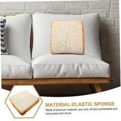 TOYANDONA Cat Cushion Food Decor Soft Pillow Daybed Pillows Dog Couch Unique Plush Dog House Unique Throw Pillow Adorable Cat Cushion Cat Sleeping Cushion Indoor Sleeping Pad Pillow Cushion -Pet Products Shop 51yQXEX8aDL