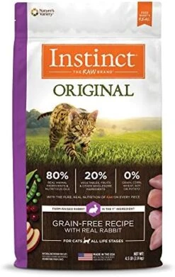 Instinct Original Grain Free Recipe With Real Chicken Natural Dry Cat Food, 5 Lb. Bag -Pet Products Shop 51yVzv3CL. AC