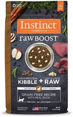 Instinct Raw Boost Grain Free Recipe With Real Salmon Natural Dry Cat Food By Nature's Variety, 4.5 Lb. Bag -Pet Products Shop 51yXSn9tMNL. AC